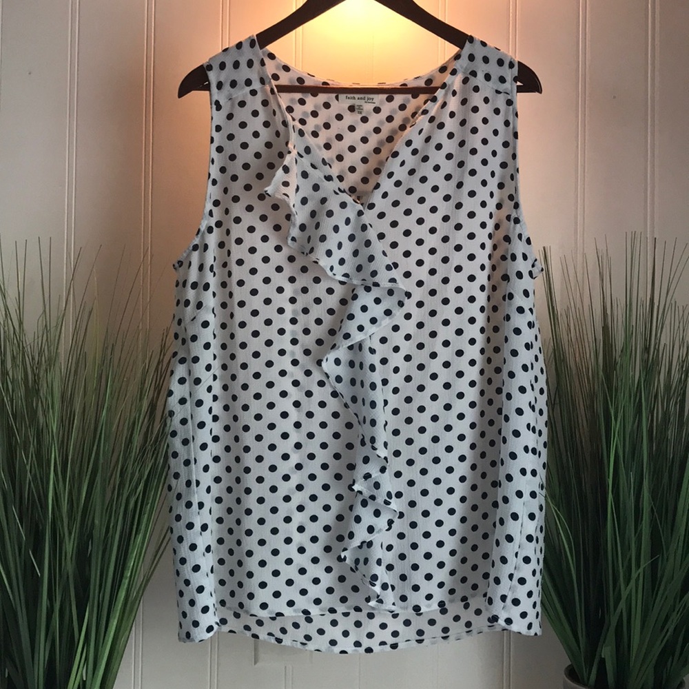 Faith & Joy by Monteau Ruffle Tank